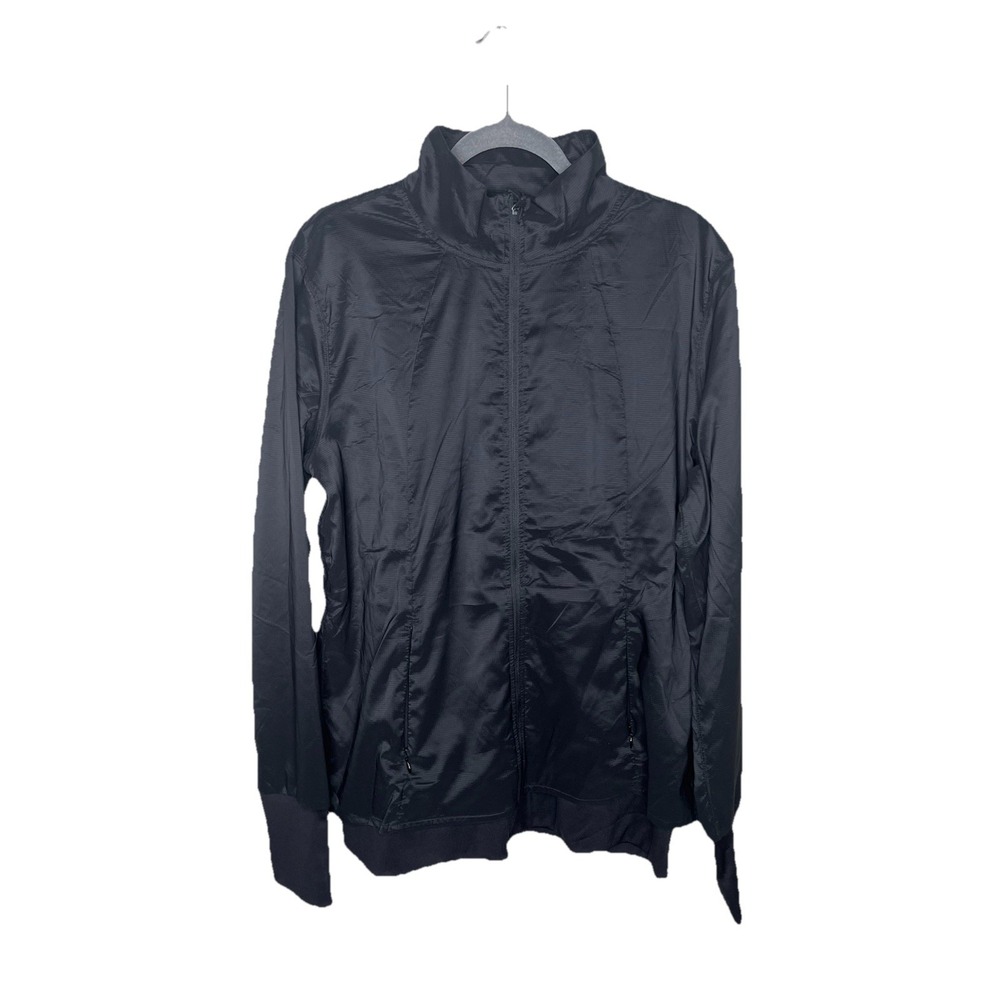 Zyia‎ Active Mont Blanc Everywhere Lightweight Black Jacket Full Zip Size XXL